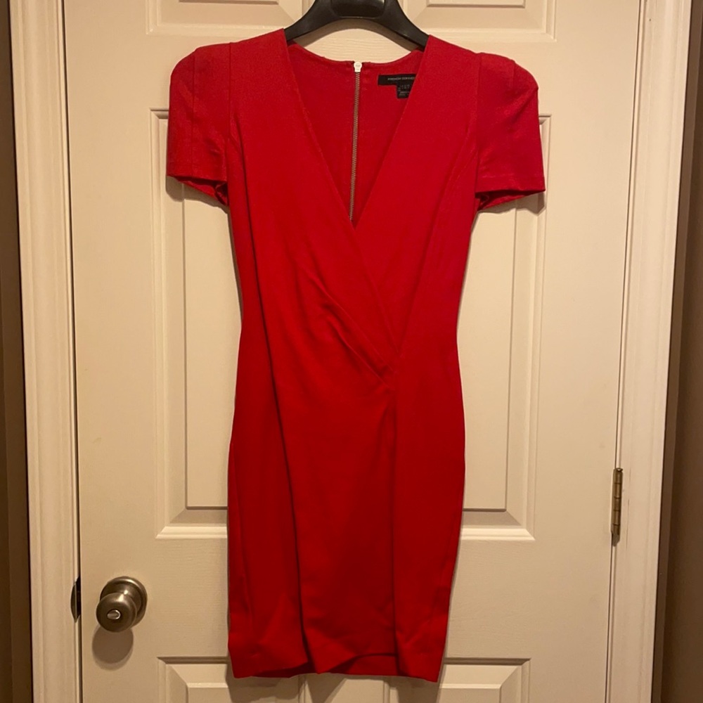 French Connection red dress
